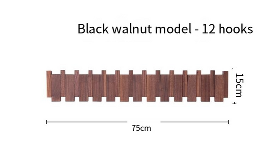 Simplicity Piano Key Wall Coat Rack