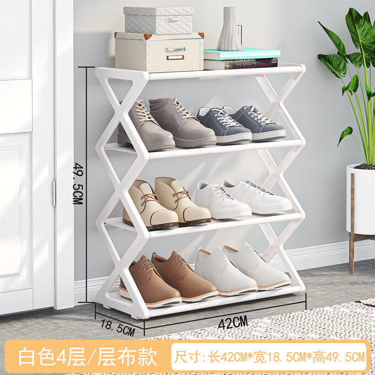 X-Type Multi-Functional Shoe Rack