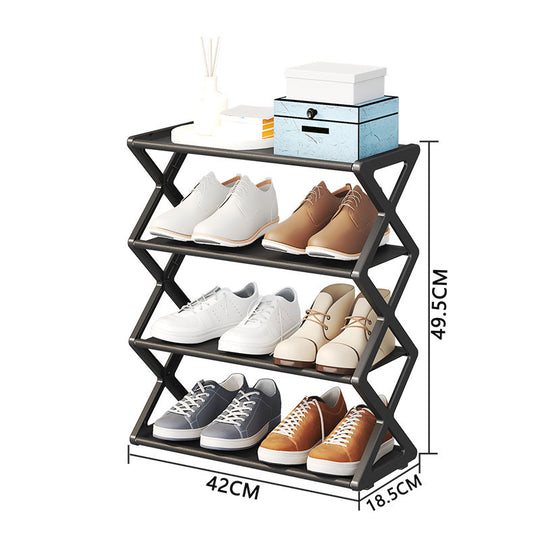 X-Type Multi-Functional Shoe Rack