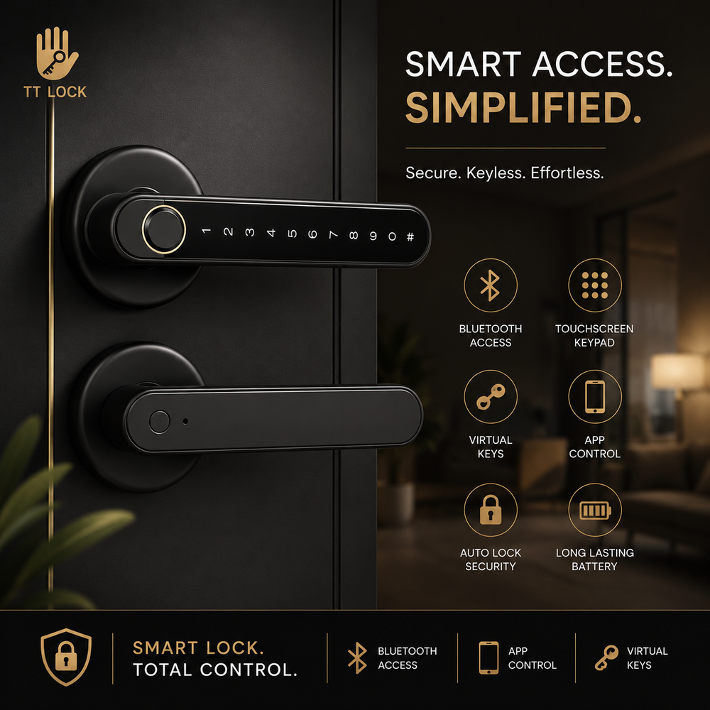 Graffiti Smart Fingerprint & Password Door Lock