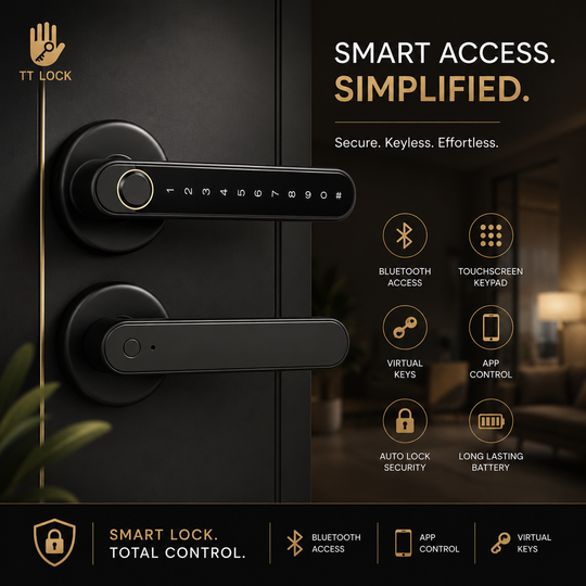 Graffiti Smart Fingerprint & Password Door Lock