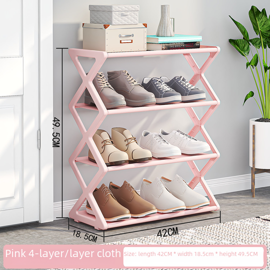 X-Type Multi-Functional Shoe Rack
