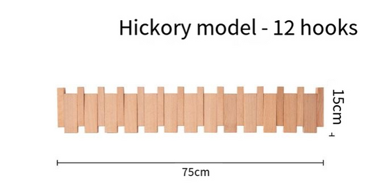 Simplicity Piano Key Wall Coat Rack