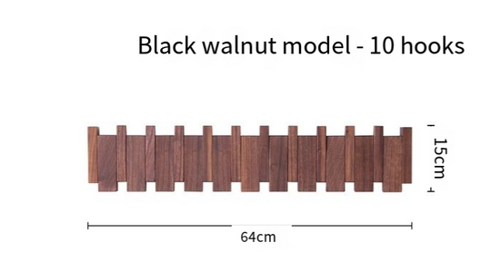 Simplicity Piano Key Wall Coat Rack